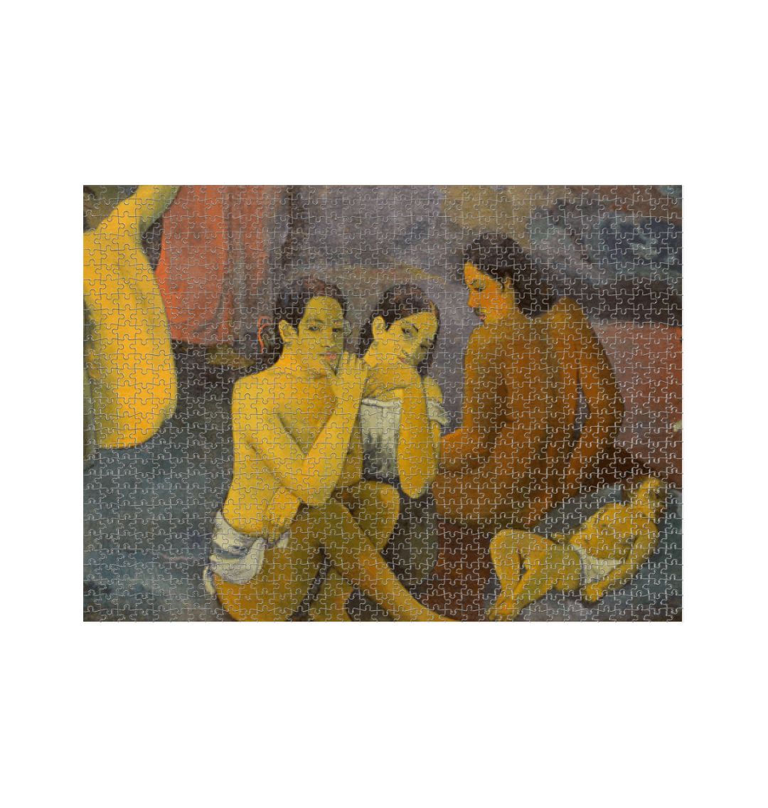 White Jigsaw puzzle \"Gauguin #3\"