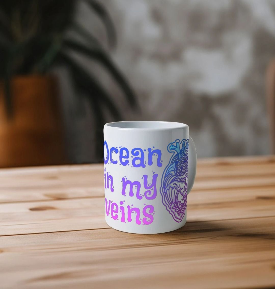 Mug "Ocean in my veins" table