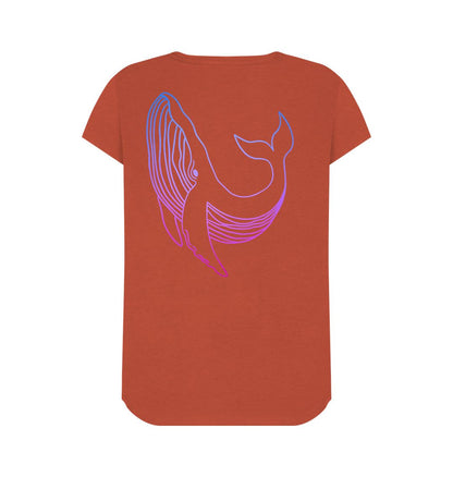 Women's V-Neck T-shirt "Ocean in my veins"