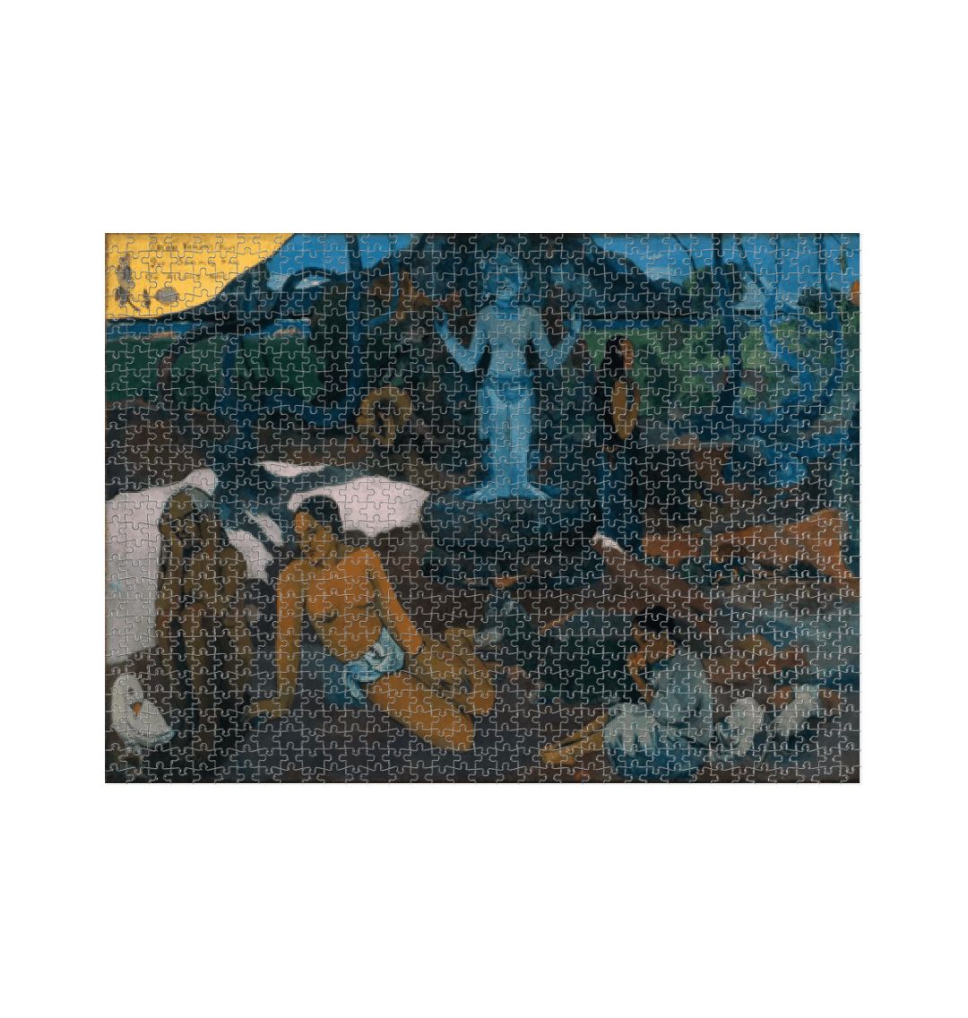 White Jigsaw puzzle \"Gauguin\"